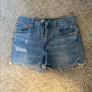 Levi's Blue Jean Shorts